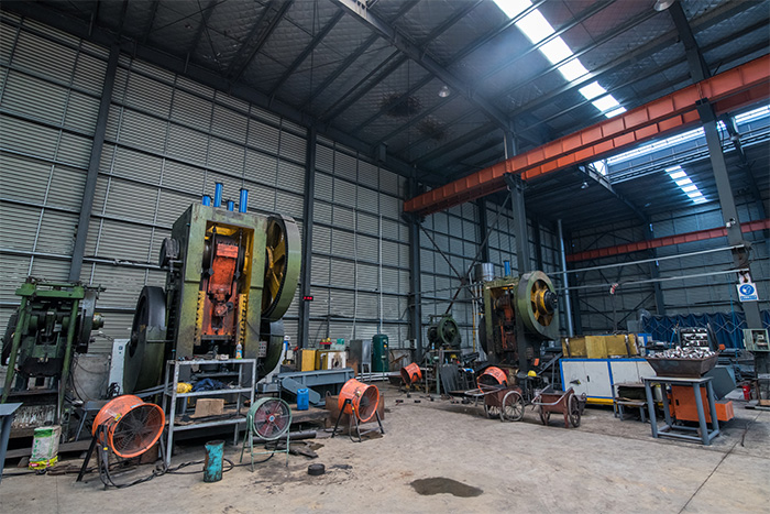 嘉定网架配件-锥头加工车间